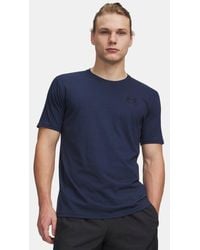 Under Armour - Under Arour Porttye Eft Chet T-hirt Bue X / Reguar An - Lyst