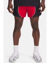 Under Armour - Icon Colorblock Volleyball-Shorts Für Herren Schwarz Weiß - Lyst