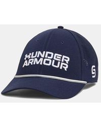 Under Armour - Jordan Spieth Drive Mid Snapback Cap Midnight - Lyst