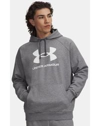 Under Armour - Rival Fleece Logo Hoodie, - Lyst