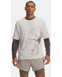 Under Armour - Hb Run Heavyweight Lightning Short Sleeve Summit Reflective - Lyst