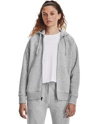 Under Armour - Rival fleece-hoodie mit durchgehendem zip für mod - Lyst
