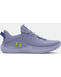 Under Armour - Dynamic Intelliknit Training Shoes Celeste / Starlight / High Vis - Lyst