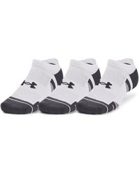 Under Armour - Performance Tech 3-pack No Show Socks - Lyst
