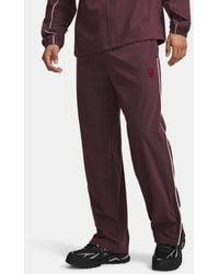 Under Armour - Terrace Woven Pants Claret Ultimate Ultimate - Lyst