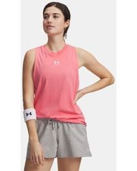 Under Armour - Rival Muscle Tank Bittersweet - Lyst