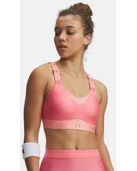 Under Armour - Infinity 2.0 High Sports Bra Bittersweet Posh Bittersweet - Lyst