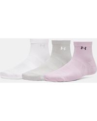 Under Armour - Ua Vanish 3-pack Quarter Socks - Lyst