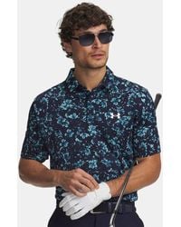 Under Armour - Matchplay Printed Polo Midnight Haze - Lyst