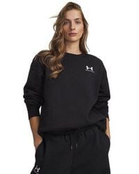 Under Armour - Icon Fleece Oversized Crew - Lyst
