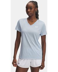 Under Armour - Tech V-Neck Short Sleeve Calm - Lyst