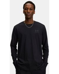 Under Armour - Logo Chest Long Sleeve T-shirt - Lyst