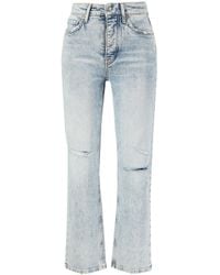 Cambio Straight-Leg Jeans 'Viky Rader x ' Hellblau
