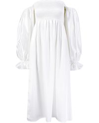 Sleeper Seiden-Kleid 'Atlanta' Weiß