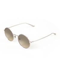 Oliver Peoples Sonnenbrille 'After Midnight' Grau/Silber