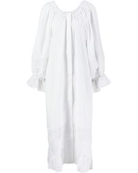 Sleeper Leinen-Kleid 'Paloma' Weiß