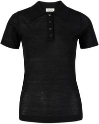 Nanushka Poloshirt Hatti Schwarz in Schwarz Damen Bekleidung Oberteile T-Shirts 