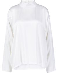 Her Shirt - Seiden-Bluse 'Hector' Crème - Lyst
