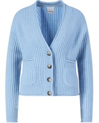 Allude Cashmere-Strickjacke Marineblau in Blau Damen Bekleidung Pullover und Strickwaren Ärmellose Pullover 