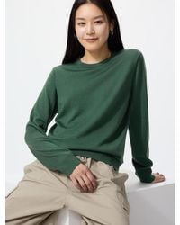 Uniqlo - 100% Merino Crew Neck Jumper - Lyst