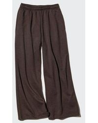 Uniqlo - Wide Sweat Trousers - Lyst
