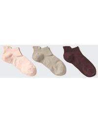 Uniqlo - Short Socks (Sports, 3 Pairs) - Lyst