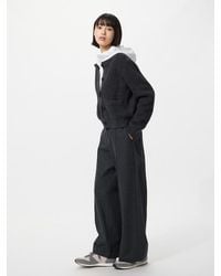 Uniqlo - Brushed Jersey Wide Trousers - Lyst