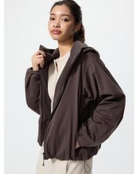 Uniqlo - Windproof Fleece Reversible Full-Zip Hoodie - Lyst