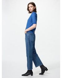Uniqlo - High Rise Straight Jeans - Lyst