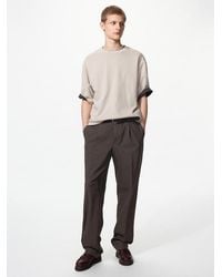 Uniqlo - Pleated Wide Trousers (Longer) - Lyst