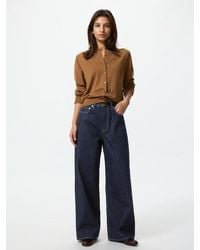 Uniqlo - High Rise Wide Jeans (Shorter) - Lyst