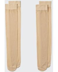 Uniqlo - Knee High Sheer Socks (2 Pairs) - Lyst