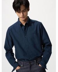 Uniqlo - Slim Fit Oxford Shirt - Lyst