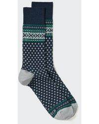 Uniqlo - Heattech Socks (Fair Isle) - Lyst