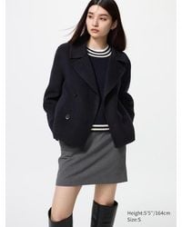 Uniqlo - Mantel (Kurz, Relaxed Fit) - Lyst