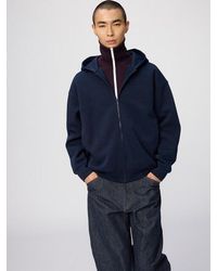 Uniqlo - Sweat Oversized Full-Zip Hoodie - Lyst