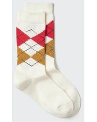 Uniqlo - Heattech Socks (Argyle) - Lyst