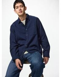 Uniqlo - Flannel Shirt (Regular Collar) - Lyst
