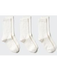 Uniqlo - Socks (Ribbed, 3 Pairs) - Lyst