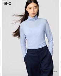 Uniqlo - Maglia Termica Heattech Extra Caldo Misto Cashmere Collo Alto - Lyst