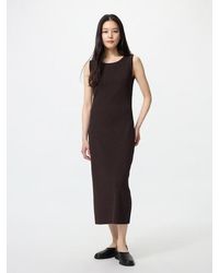 Uniqlo - Washable Ribbed Knit Dress (Sleeveless) - Lyst