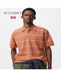 Uniqlo - Dry Piqué Polo Shirt (Multi Striped) - Lyst