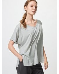 Uniqlo - Airism Relaxed V Neck T-Shirt - Lyst
