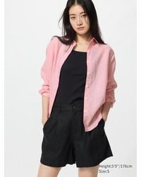 Uniqlo - Linen Cotton Shorts - Lyst