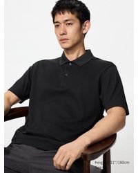 Uniqlo - Airism Cotton Piqué Polo Shirt - Lyst