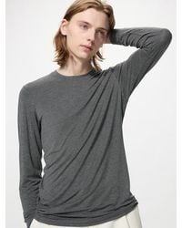 Uniqlo - Heattech Crew Neck T-Shirt (Long Sleeve) - Lyst