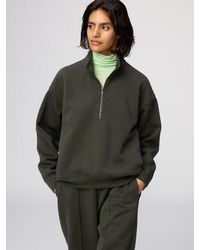 Uniqlo - Sweat Half-Zip Pullover - Lyst