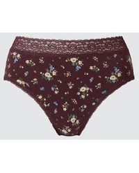 Uniqlo - Briefs (High Rise, Flowers) - Lyst
