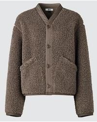 Uniqlo - Fleece Short Jacket - Lyst