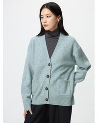 Uniqlo - Soufflé Yarn Relaxed Cardigan - Lyst